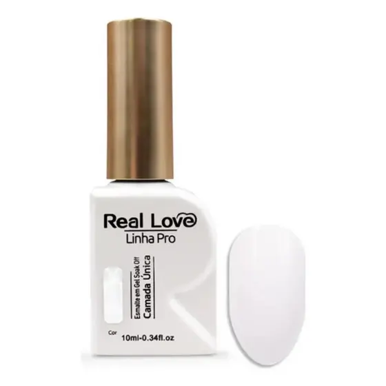 Esmalte em Gel Camada Única Real Love Pro 10ml Diversas Cores Unhas Esculpidas Excelente Qualidade