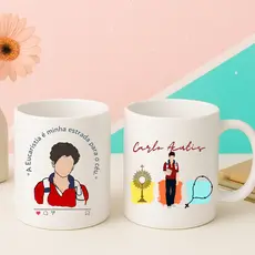 Caneca Carlo Acutis - São Carlo Acutis eucaristia