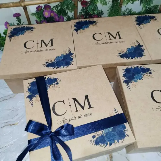 Caixa MDF personalizada - caixa presente mdf