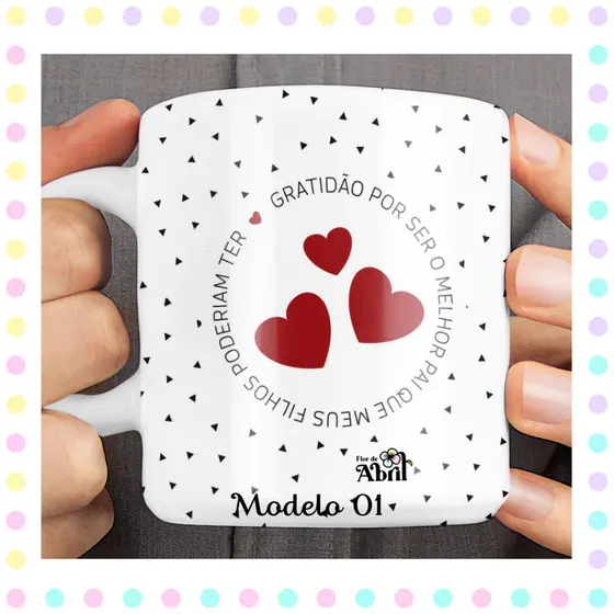 CANECA DIA DOS PAIS - CANECAS FRASE DIA DOS PAIS - CANECA SIMPLES DIA DOS PAIS