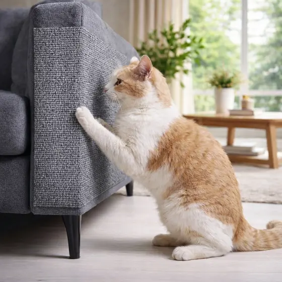 Arranhador Adesivo Premium: Sofá, Cama e Móveis Para Gato - Protetor Pet