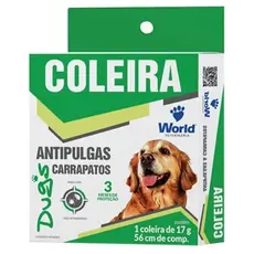 Coleira Cães Antipulgas E Carrapatos Dugs 17g