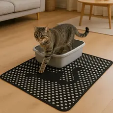 Tapete Higiênico Para Gato Coletor De Areia Higiênico Limpa Patas