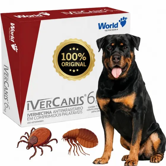 Remedio Carrapatos Pulgas Para Cachorro Que Dura 6 meses 4 comprimidos - Envio imediato