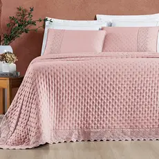 Cobre Leito 3 Peças Casal/Queen/King Bordado Inglês Micropercal 200 Fios Matelado Ultrassônico