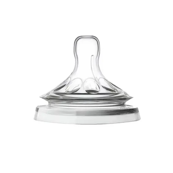 Bico de Silicone Compatível Para Mamadeira Avent Pétala