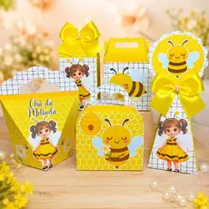 Kit Caixinhas Personalizadas Abelhinha