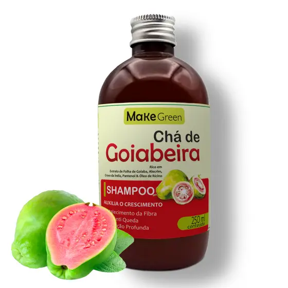 Shampoo Tratamento Crescimento Antiqueda Queda Capilar Chá de Goiabeira 250ml