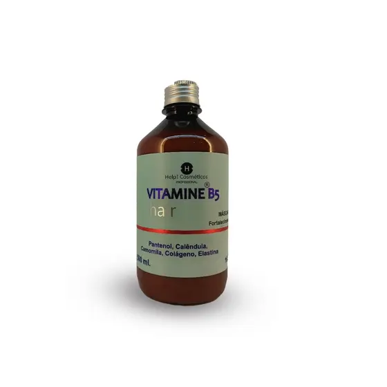 Máscara Vitamine B5 Phantenol ( 1 item) - 500mL Força , Brilho, Tratamento Original Help Cosméticos Autorizado pela Anvisa