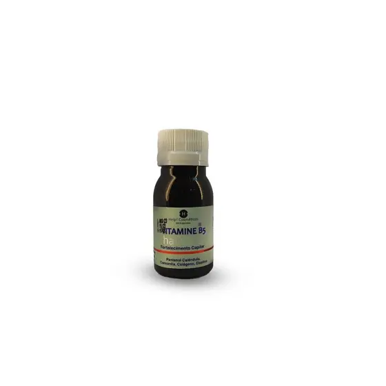 Ampola Vitamine B5 Phantenol ( 1 item) - 30mL Força , Brilho, Tratamento Original Help Cosméticos Autorizado pela Anvisa