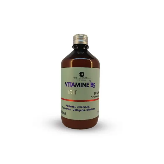 Shampoo Vitamine B5 Phantenol ( 1 item) - 500mL Força , Brilho, Tratamento Original Help Cosméticos Autorizado pela Anvisa