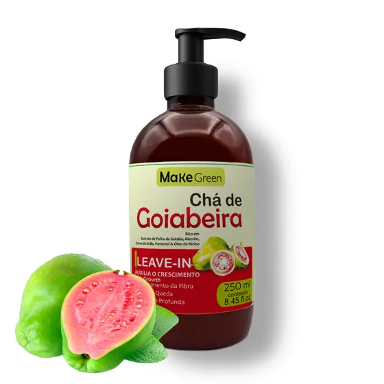 Leave Inn Tratamento Crescimento Antiqueda Queda Capilar Chá de Goiabeira 250ml