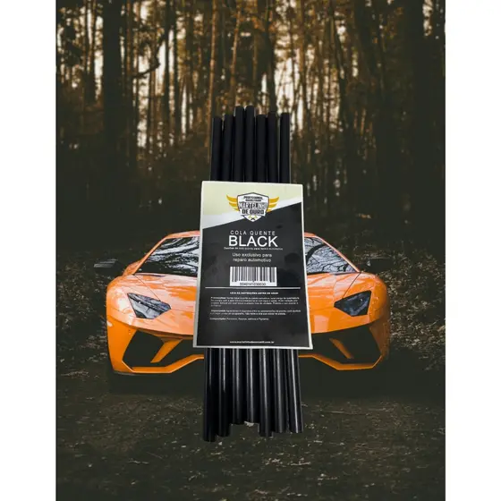 5 Bastões de Cola Quente Preta para Martelinho de Ouro Especial Megatools Reparo Automotivo Lataria