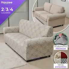 Capa De Sofá 2, 3 e 4 Lugares Coladinha Malha Spandex I Antiderrapante e Zero Transparência Não Enruga