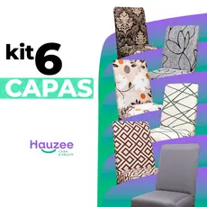 Kit 6 Capa Para Cadeira Sala De Jantar Premium Várias Cores