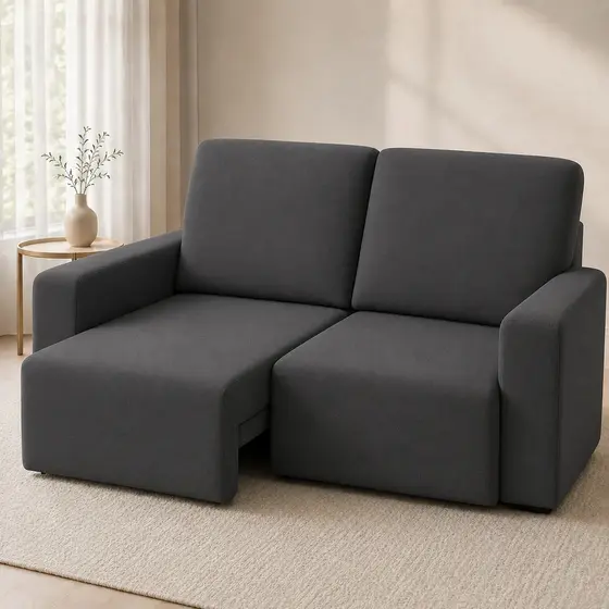 Capa Sofá Retrátil Spandex 2 Lugares 5 Pçs Cobertura Completa Luxo Renovar Sala- Várias Estampas