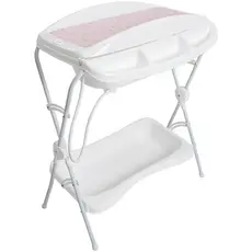 Banheira de Bebe Desmontavel com Trocador Kiddo Shower Rosa