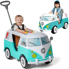 Carrinho de Passeio e Pedal para Bebe Calesita Kombina Verde