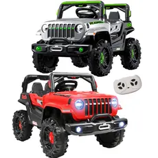 Carro Eletrico Zippy Toys Jeep Wrangler Rubicon 12V CR Cinza