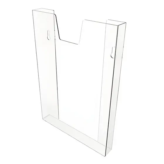 Display Porta Folha Prontuário De Parede A4 Acrílico Ps