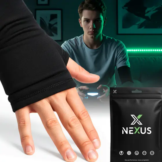 Manguito Gamer Speed Control Mangote Alta Performance Deslize Braço E-Sports FPS Valorant Cod Nexus