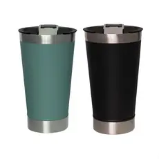 Copo Térmico com Tampa e Abridor em Aço Inox 500ml Mimo Style