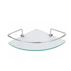 Porta Shampoo   de Parede de Canto de Vidro 6mm