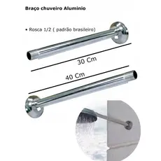 Braço/ Tubo para Chuveiro e Ducha Cano de Sustentação Chuveiro