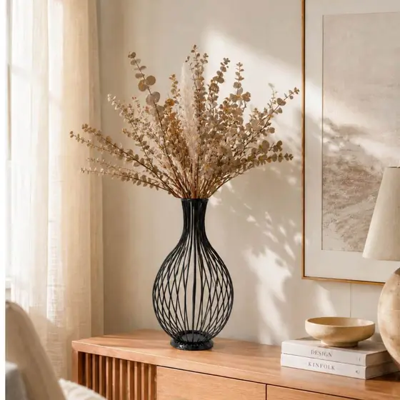 Vaso Moderno Decoração Para Sala, Aparador, Mesa Posta e Festas 36cm