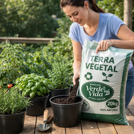Terra Adubada, Substrato, Humos De Minha E Terra Vegetal
