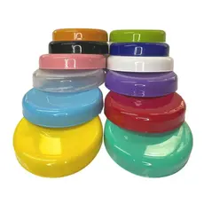 50 Tampas Plasticas 110mm (11cm) Para Pote Potão De Vidro de 3L 1L 1,5L Pote De Biscoito Pote Grande