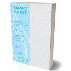 Refil com Pauta Branca Caderno de Disco 90g Pequeno Medio Grande e 10 Furos B5 Caderno Inteligente