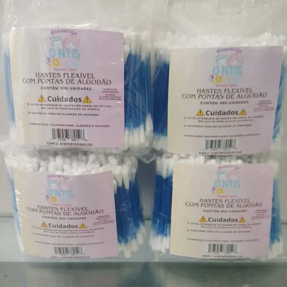 Cotonetes kit com 1200 unidades