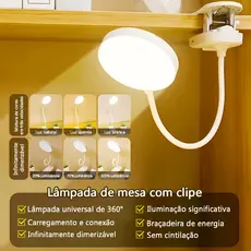 Luminária De Mesa Recarregáveis Led Com Proteção Os Olhos Abajur Lâmpada De Mesa Para Quarto