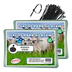 Saco de Silo Gobi Brasil - Verde - 100 uni + 100 abç