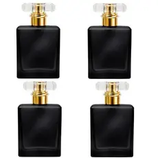 kit Combo Vidros porta perfumes 50ml com Spray rosca coloridos,recarregável