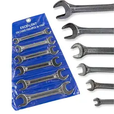 Kit Jogo de Chave Fixa 6 a 17mm 6 pecas 1XM Excellent