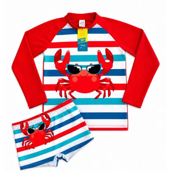 Kit Sunga Infantil + Blusa Com Proteção Solar Bebê e Infantil UV50