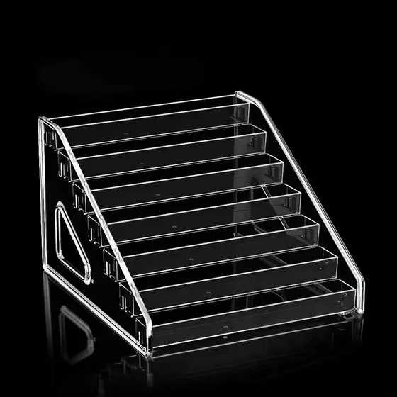 Expositor de Esmaltes Acrílico 5 ou 7 Camadas Organizador de Mesa Profissional Pronta Entrega