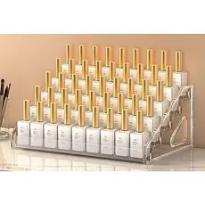 Organizador Expositor Esmaltes Acrílico Suporte Maquiagem 5 Prateleiras Luxo Manicure Pronto Entrega