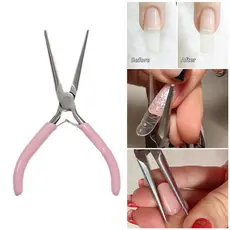 Alicate Curvatura C Unha De Gel Acrigel Fibra De Vidro Profissional Pinça Pressão Pronto Entrega