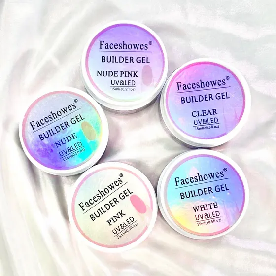 Gel 15g Faceshowes Para Unhas Builder Gel fibra Profissional Manicure Alongamento De Unha FACE SHOW