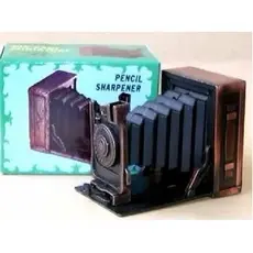 Miniatura De Metal Apontador De Lápis - Câmera De Caixa 9623