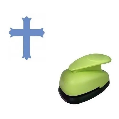 Furador Scrapbook Jumbo Para Papel - Cruz 2,5cm