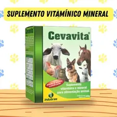 Suplemento Vitamínico Mineral Para Animais Cevavita 200g - 1 Un