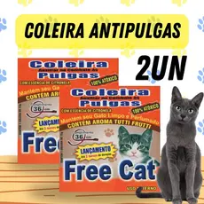2un Coleira Anti Pulga Gato Cachorro Pet Adulto Filhote