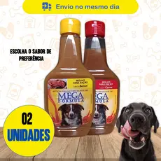 2un Molho Petisco Ração Cachorro Gato Sabores - 250g cada 2 Unidades