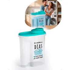 Porta Sabão Em Pó Com Tampa 2 Kg Multiuso Lavanderia Qualidade Premium