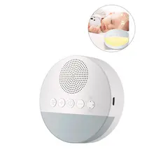 Aparelho Som Ruído Branco Útero Ninar Bebê Luminária Sons Relaxantes