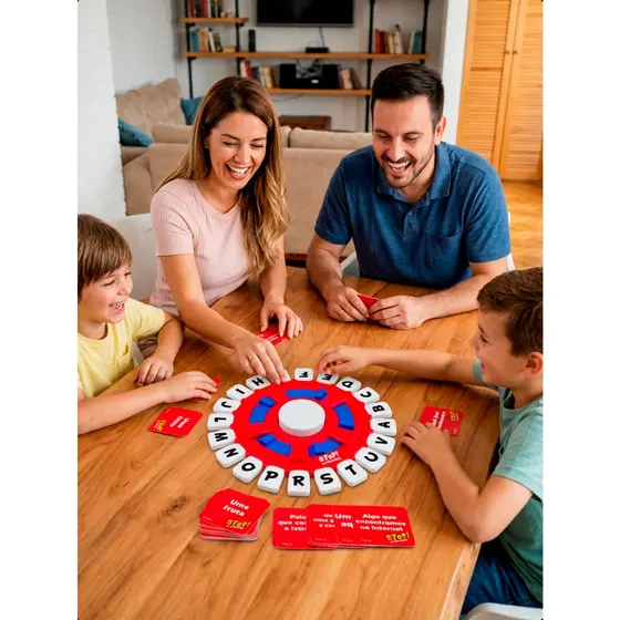 Jogo Stop Trava Letras Tabuleiro Adedonha Carta Amigos Tecla